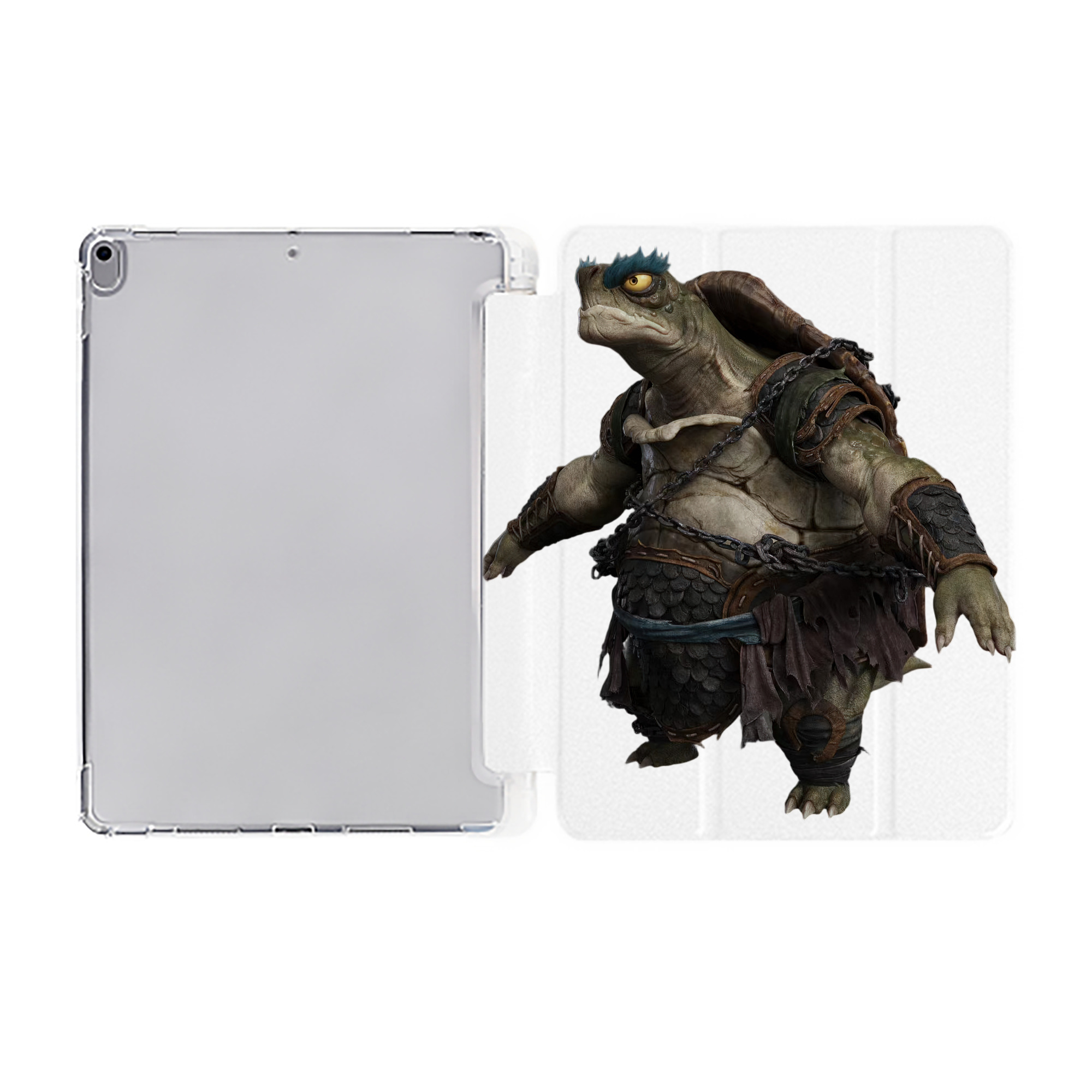 Ne Zha 2 ナタ 魔童の大暴れ IPad ケース ペン収納付き 三つ折りスタンド PUレザー×シリコン 対応機種9.5/10.5/10.9インチ